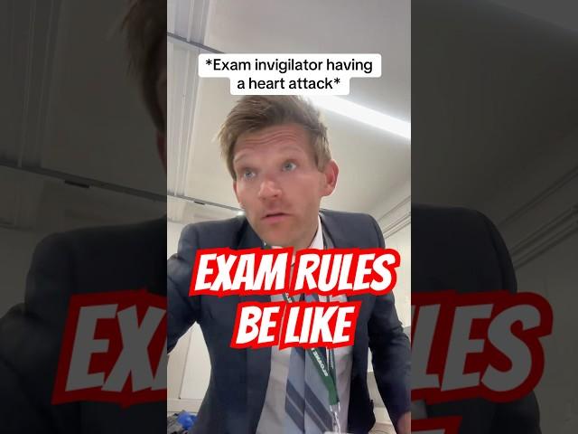 Rule Are Rules… #exams #sats #gcse #school #comedy #jokes