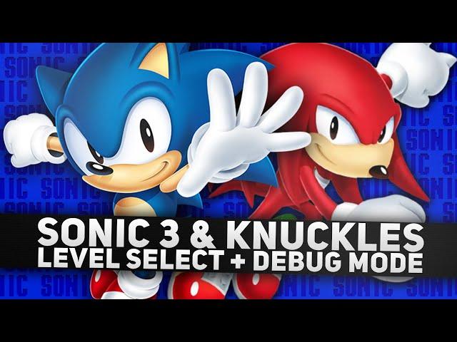 Sonic Origins - How to Enter Level Select, Sound Test, Debug & Cheat Codes in Sonic 3 & Knuckles