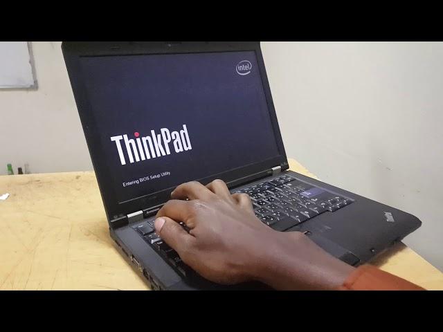 Boot lenovo thinkpad from USB