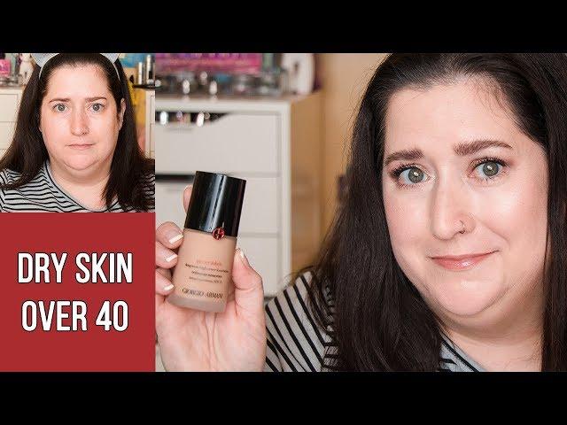 GIORGIO ARMANI POWER FABRIC FOUNDATION | Dry Skin Review & Wear Test