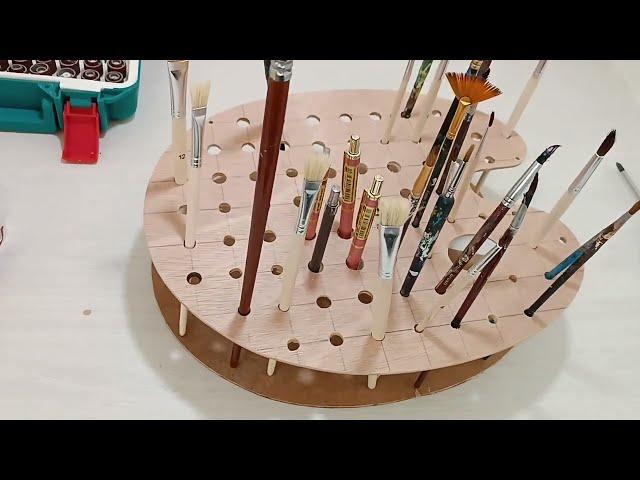 Подставки для кистей своими руками DIY