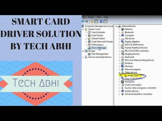 Smart Card driver solution? fix by Tech Abhi