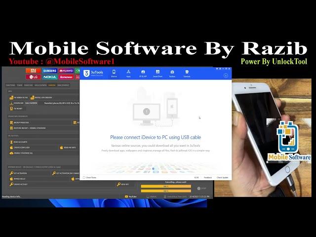 Bypass Hello iPhone + iPad Cellular Ramdisk Ios 14.x To 16.3+ No Change Serial Success By UnlockTool