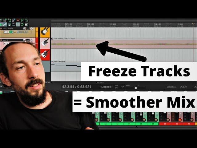 Freeze Your Tracks to Speed up Your DAW