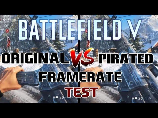 BATTLEFIELD V Original VS Pirated Performance Test on Geforce 940MX