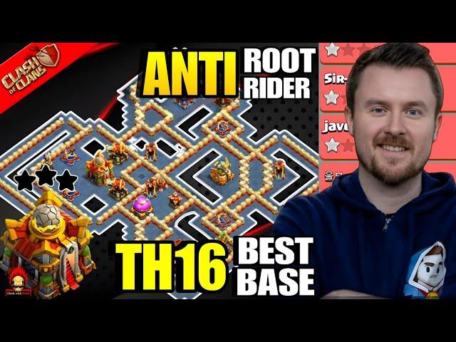 *BEST 10* ANTI ROOT RIDER TH16 WAR BASE LINK ! TH16 NEW WAR BASE & LEGEND BASE 2024 | TH16 BASE LINK