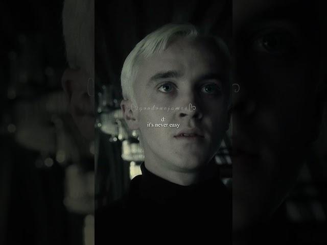 #pov : it's never easy falling in love again || draco malfoy x y/n