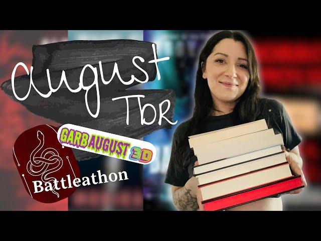 AUGUST TBR  What I'm reading for Garbaugust & Battleathon Readathon // horror & smut