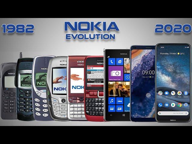 All Nokia Phones Evolution 1982-2020