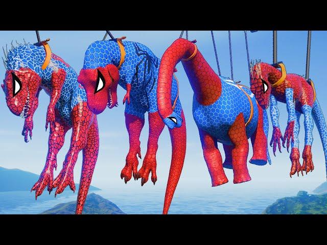 Dinosaurs vs Superheroes Epic Fight Scenes Extended Edition 1 Jurassic World Evolution