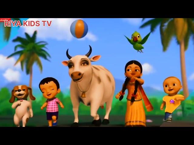 Gaiya Meri Aati Hai | Hindi Rhymes collection for Children | RIYA KIDS TV