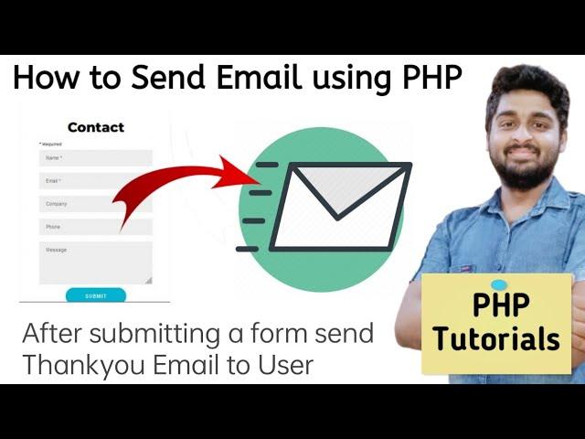 How to Send mail after submitting a form using PHP in hindi