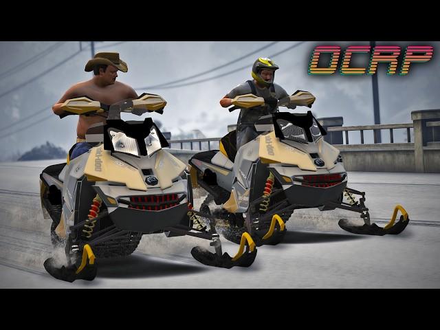 Snowmobile Shenanigans in GTA RP | OCRP