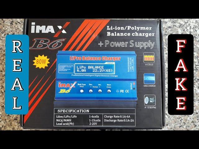 Lipo charger IMAX B6 fake or real? Question time.