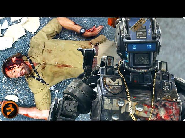 Chappie's Revenge Scene | CHAPPIE | Sharlto Copley, Hugh Jackman