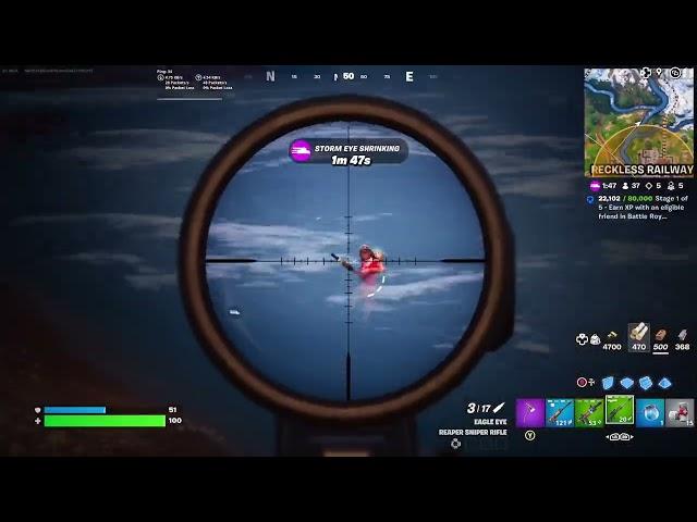 Jin Wack FORTNITE SNIPER COMPILATION #fortnite