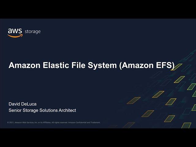 Amazon EFS file system creation, mounting & settings