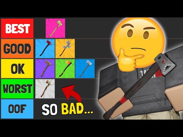 I Ranked EVERY AXE in Lumber Tycoon 2...