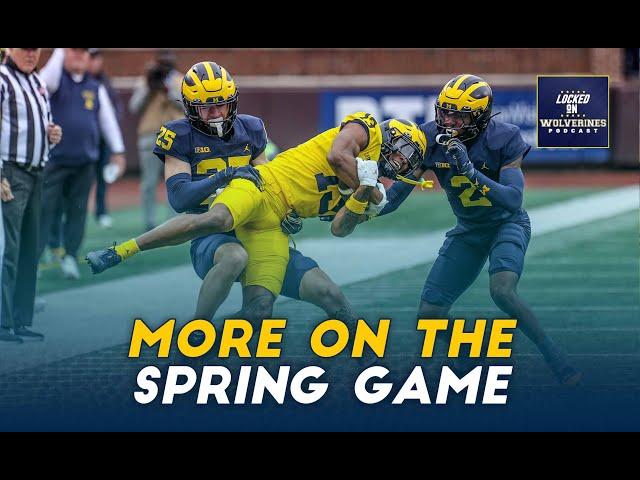 Wolverines' Defense DOMINATES Spring Game | What does Michigan need to do offensively?