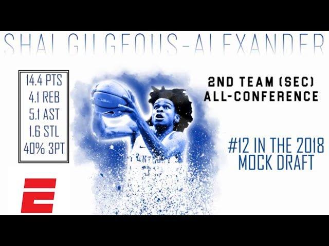 Shai Gilgeous-Alexander's 2018 NBA Draft Scouting Video | DraftExpress | ESPN