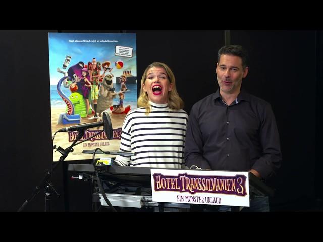 HOTEL TRANSSILVANIEN 3 - Anke Engelke & Rick Kavanian im Synchronstudio | Ab 16.7.2018 im Kino