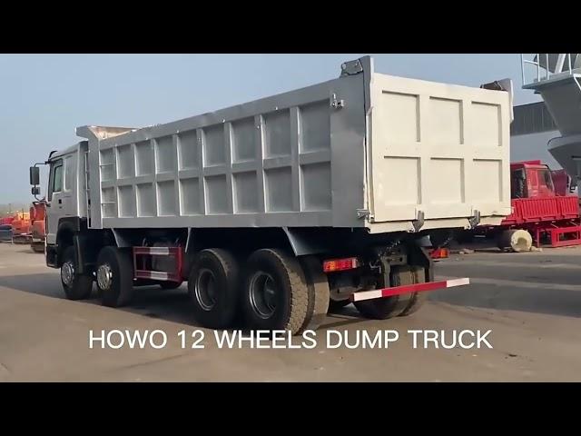 Used Sinotruk Howo 12 Wheel Dump Truck