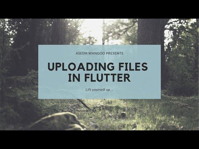 Firebase and Cloud Storage | Cloud storage in Flutter | Uploading Images Firebase @aseemwangoo