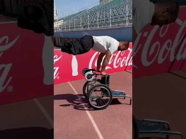 Push ups on Wheelchair