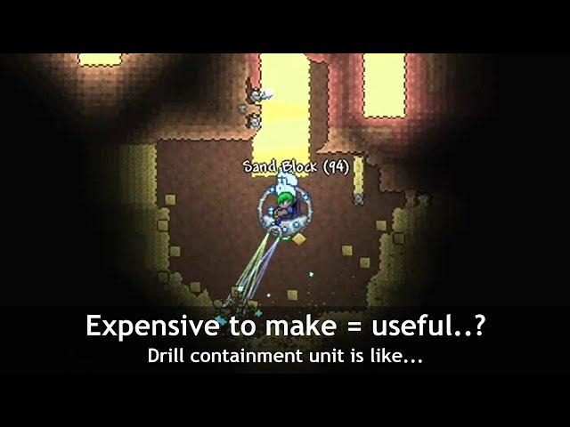 Terraria's not so secret item ─ is Drill containment unit useful anymore?