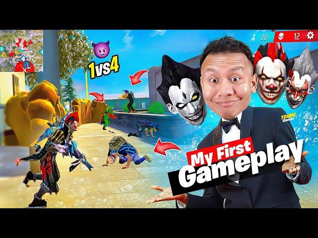 Golden Joker First Solo vs Squad Gameplay 🫵 Tonde Gamer - Free Fire Max