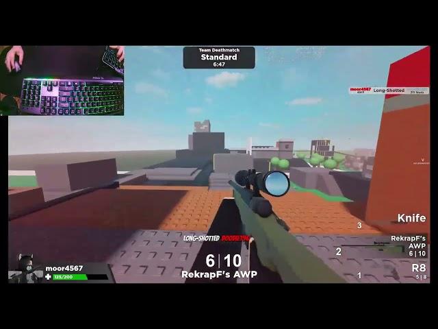 Craziest AWP Shot EVER in Roblox Weaponry