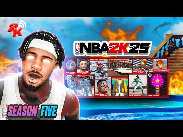 NBA 2K25 SEASON 5 REWARDS & ANIMATIONS IS HERE !!