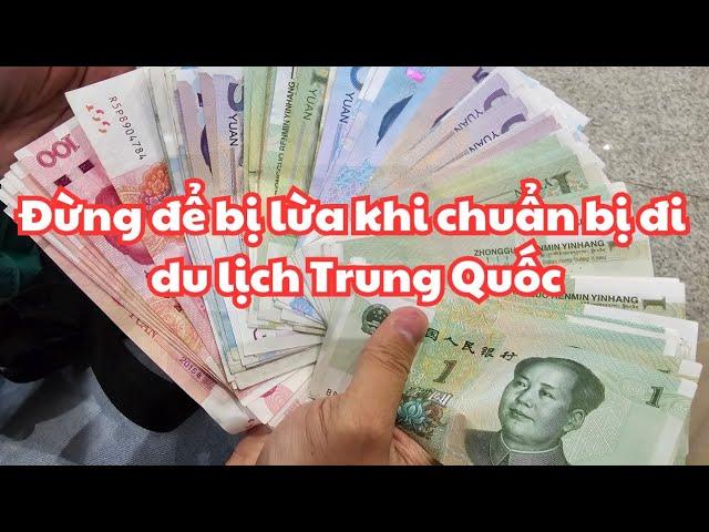 ĐỪNG ĐỂ BỊ LỪA khi chuẩn bị đi du lịch Trung Quốc 2024: Tiền mặt, Alipay, Ngân hàng ICBC