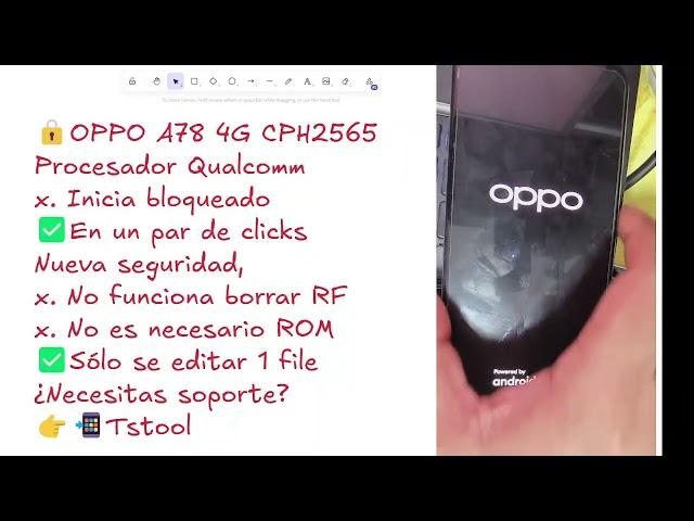 SOLUCION PARA OPPO A78 4G CPH2565 | MDM Unlock Imei Software Unbrick