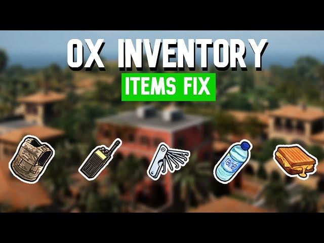 QBCore - How to Fix Items with Ox_Inventory | FiveM Tutorial 2025