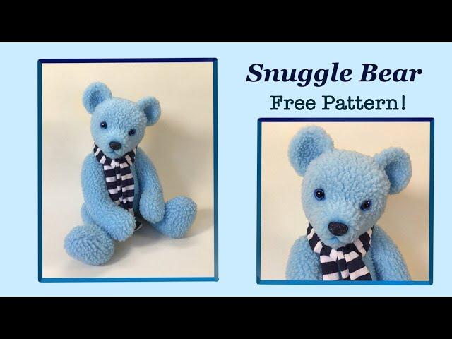 How to make a teddy bear || Snuggle Bear || FREE PATTERN || Full Tutorial with Lisa Pay