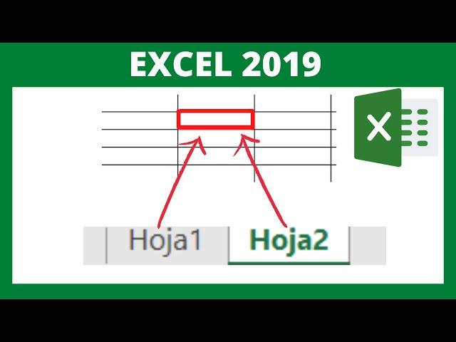 CÓMO ENLAZAR O VINCULAR CELDAS ENTRE DIFERENTES HOJAS - EXCEL 2019