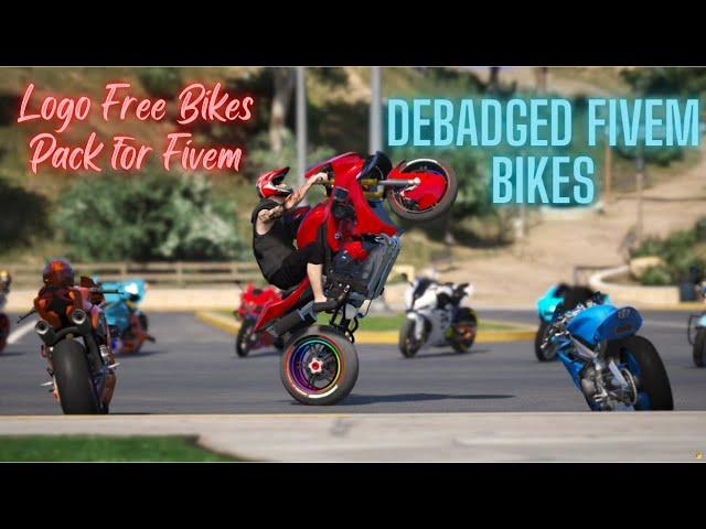 Debadged 20-Bike Pack for FiveM Showcase! GTA 5 Mods: Cool Bikes Without Logos