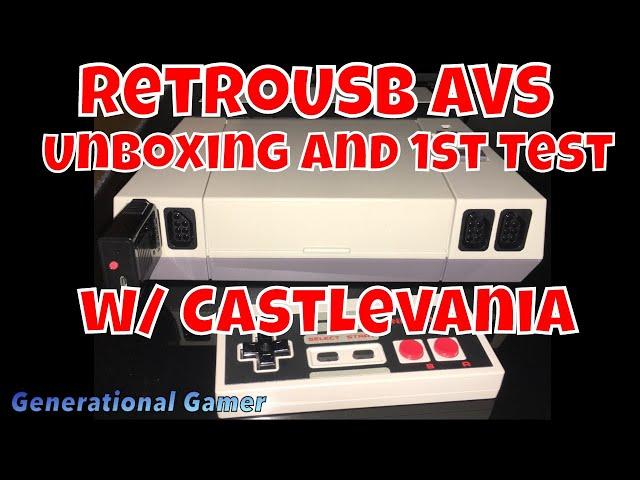 RetroUSB AVS (FPGA NES) Comparison With Switch - Castlevania