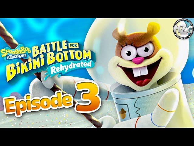 Sandy! Downtown Bikini Bottom! - SpongeBob SquarePants Battle for Bikini Bottom Rehydrated Part 3