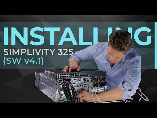 Installing HPE SimpliVity (with software v4.1)