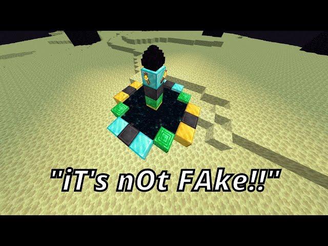 fake minecraft speedruns be like