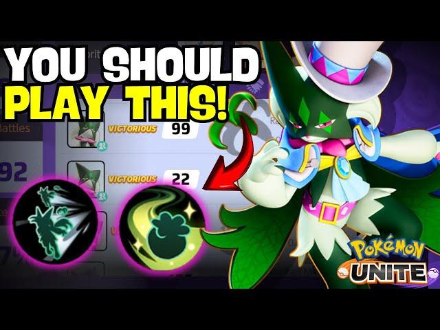 The Best Speedster for SOLO Q| Pokemon Unite | FLOWER TRICK MEOWSCARADA CARRIES IN STYLE!