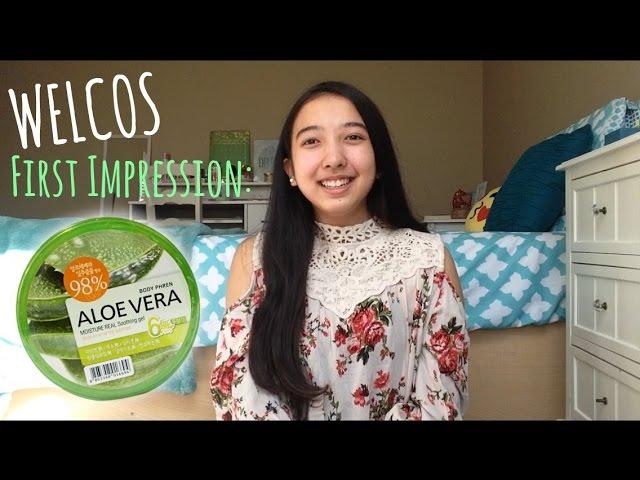 Nature Republic DUPE?! | FIRST IMPRESSION: Welcos 98% Soothing Aloe Vera Gel