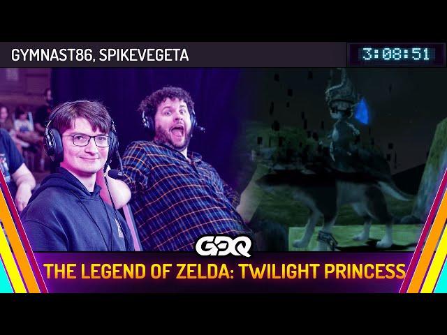 The Legend of Zelda: Twilight Princess by gymnast86 and spikevegeta in 3:08:51 - SGDQ 2024