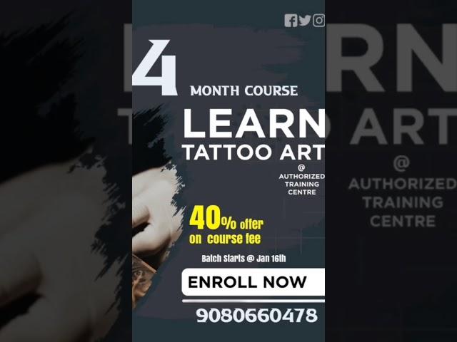 Best Tattoo Academy in madurai   Join now 9080660478 #tattoocourse #neotattoosmadurai #tattoo