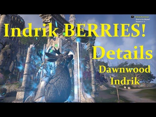 ESO - Indrik BERRIES Details! (Indrik Guide) Evolve your Indrik! - Elder Scrolls Online