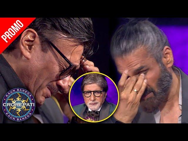 KBC Promo | Suniel Shetty, Jackie Shroff, Amitabh Bachchan CRY On An Emotional Story