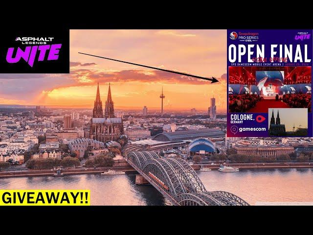 EXCLUSIVE GIVEAWAY!! - I QUALIFIED FOR THE OFFLINE TOURNAMENT AT GAMESCOM!! - Asphalt Unite