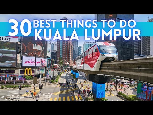 Best Things To Do in Kuala Lumpur Malaysia 2024 4K